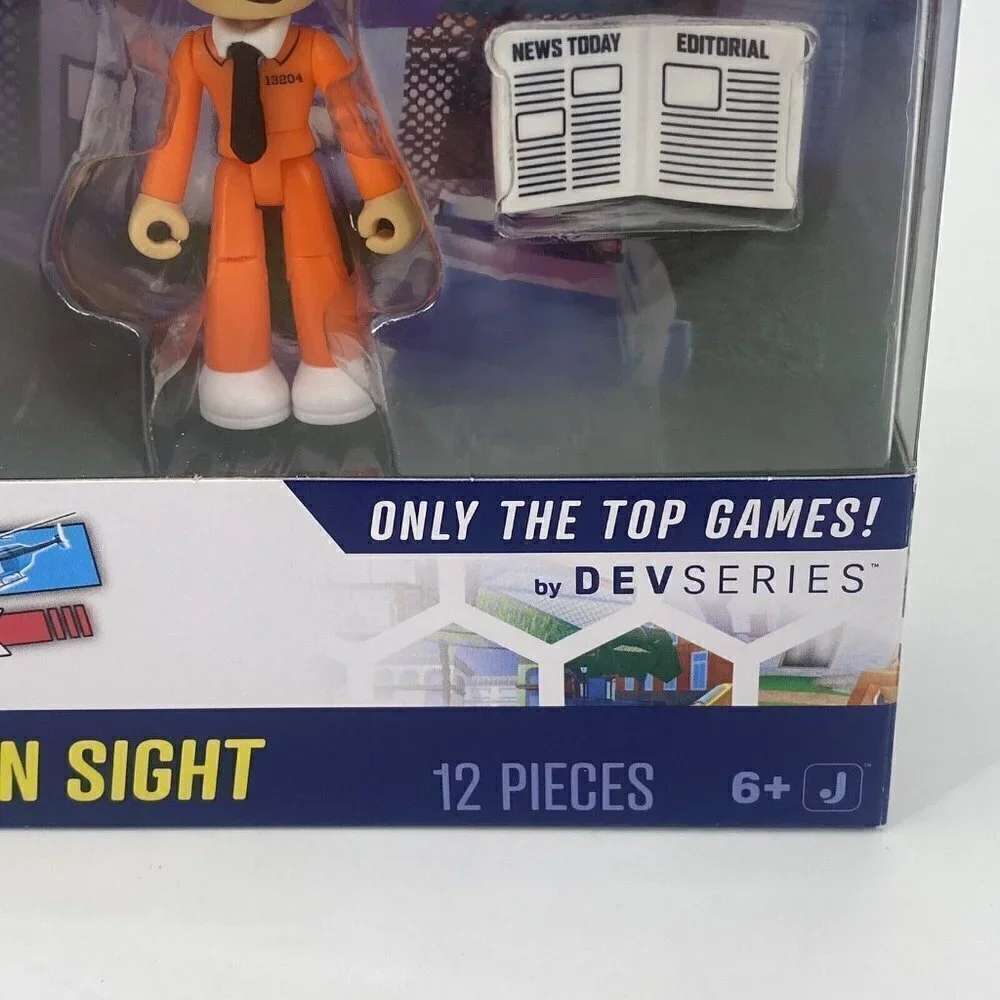 Roblox DEVSERIES Jailbreak Hiding In Plain Sight 6 Action Figures Virtual Code